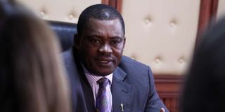 Speaker of the National Assembly Justin Muturi