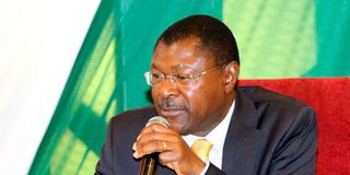 Speaker Moses Wetang'ula