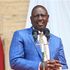 Deputy President William Ruto address believers at Nyayo National stadium during a prayer service.