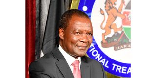 Treasury Cabinet Secretary Prof Njuguna Ndung’u