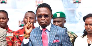 Sports Cabinet Secretary Ababu Namwamba 