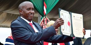 Kajiado Governor Joseph ole Lenku 