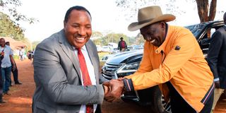 William Ruto and Ferdinard Waititu 