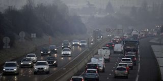 Lyon traffic jam