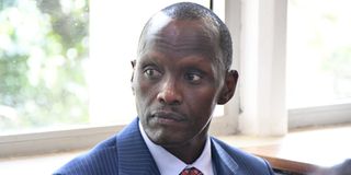 Former Kenya Pipeline Company md Joe Sang. 