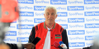 Kenya Sevens coach Damian McGrath