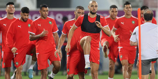 Morocco's midfielder Sofyan Amrabat 