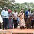 Prime Cabinet Secretary Musalia Mudavadi (third left) and other leaders dance during Vihiga Cultural Society