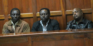 Musicians John DeMathew, Kamande wa Kioi court incitement music