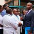 Murang'a Governor Irungu Kang'ata during a past impromptu visit to Murang'a Level 5 Hospital