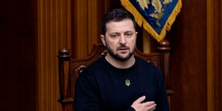 Ukrainian President Volodymyr Zelensky