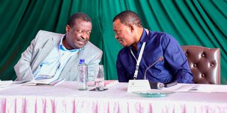 Prime Cabinet Secretary Musalia Mudavadi and Attorney General Justin Muturi 