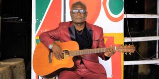 Tanzanian-based Congolese musician Nguza Viking.