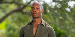 attractive black man