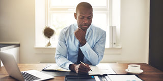 young black working man