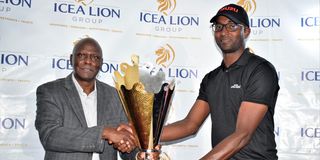 ICEA LION Ruiru leg winner Justus Mathenge