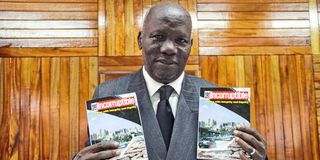 Dr Gershon Mwiti during the launch of his book ‘The Incorruptible’ in May 2019