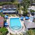 An aerial view of Karibu Palms Resort, Diani beach