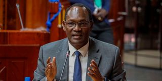 Treasury Principal Secretary Chris Kiptoo