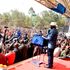 Azimio la Umoja One Kenya Coalition leader Raila Odinga during his rally at Kamukunji Grounds