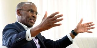 Safaricom PLC CEO Peter Ndegwa