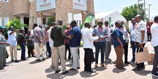 Members of the National Assembly at the Prideinn Paradise Resort in Mombasa County