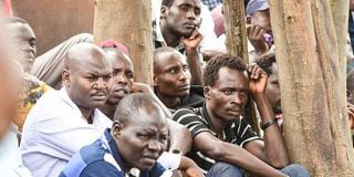 Residents of Chemase in Tinderet Constituency, Nandi County