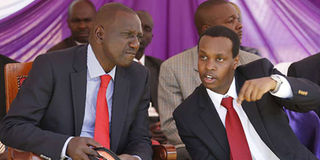 William Ruto and Alex Kosgey