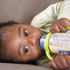 baby drinking milk bottle