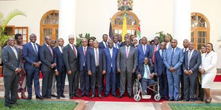 Jubilee leaders photo President William Ruto Rigathi Gachagua