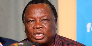 Central Organization of Trade Unions (Cotu) Secretary General Francis Atwoli
