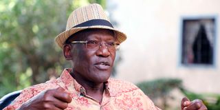 United Democratic Alliance (UDA) chairman Johnson Muthama