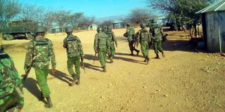 Turkana police patrol