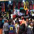 Members of the public milling around a clothing shop in Eldoret town on December 24, 2022, during the Christmas festivities