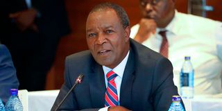 National Treasury Cabinet Secretary Njuguna Ndung’u 