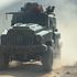 An armoured personnel carrier patrols Marigat-Mochongoi road in Baringo County