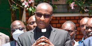 Rev Canon Chris Kinyanjui, National Council of Churches of Kenya’s Secretary General