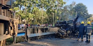 Chania River Bridge accident