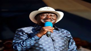 Azimio leader Raila Odinga