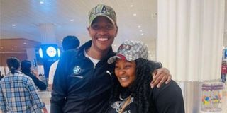 Samidoh with his wife Eddah Nderitu