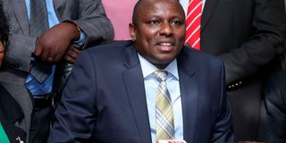 National Assembly Majority Leader Kimani Ichung’wa