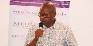 Broadcast and Telecommunications Principal Secretary Edward Kisiangani