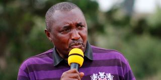 Former Bahati MP, Kimani Ngunjiri 