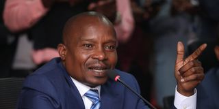 Interior Cabinet Secretary Kithure Kindiki