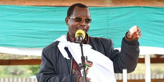 KUP party leader and former West Pokot Governor, John Lonyangapuo