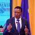 Foreign Affairs Cabinet Secretary Alfred Mutua speaks during the EU-Kenya Business Forum at the Radisson Blu Hotel