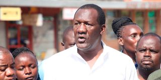 Kisumu City Manager Abala Wanga.