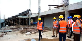 The much-publicized state-of-the-art stadium in Siaya County
