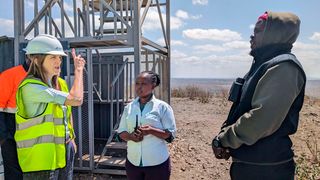 Jane Marriott , british high commissioner, kipeto wind farm