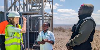 Jane Marriott , british high commissioner, kipeto wind farm